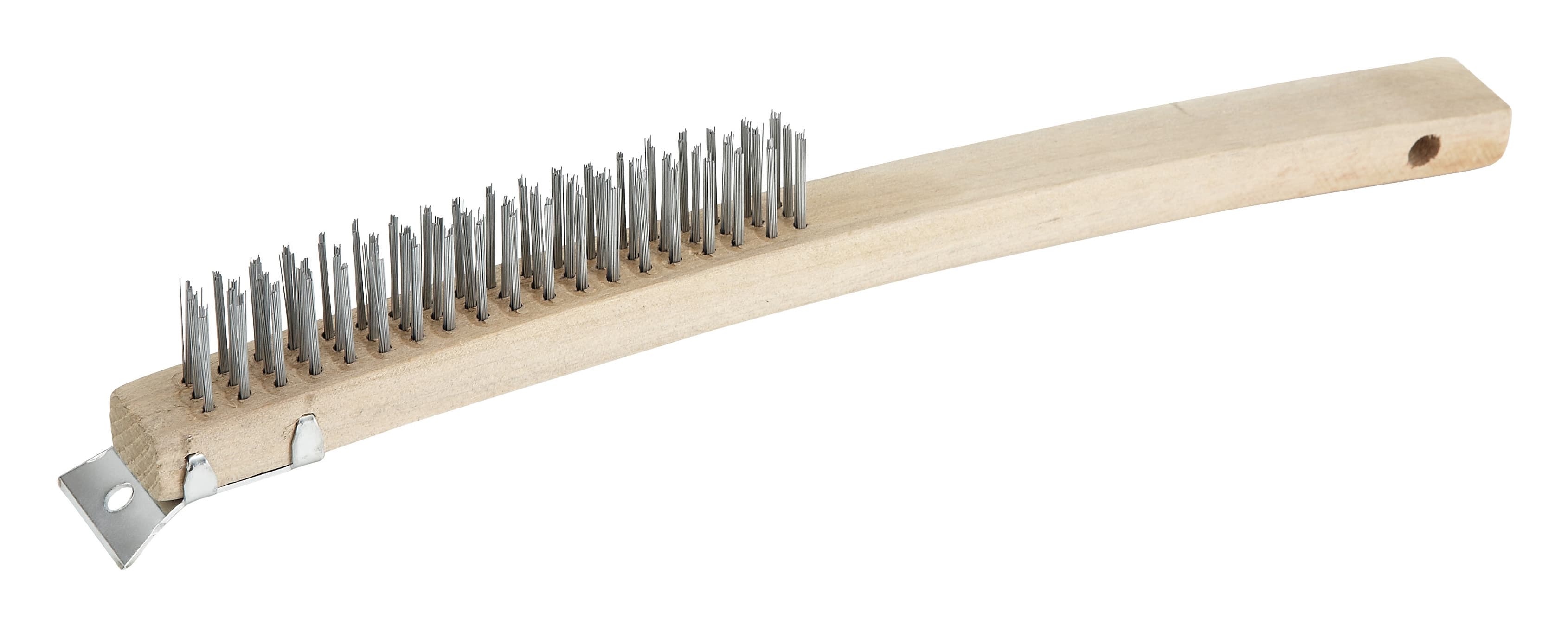 Wire Brush 14.0625X1.375X2 IN Steel Wire 1/Each