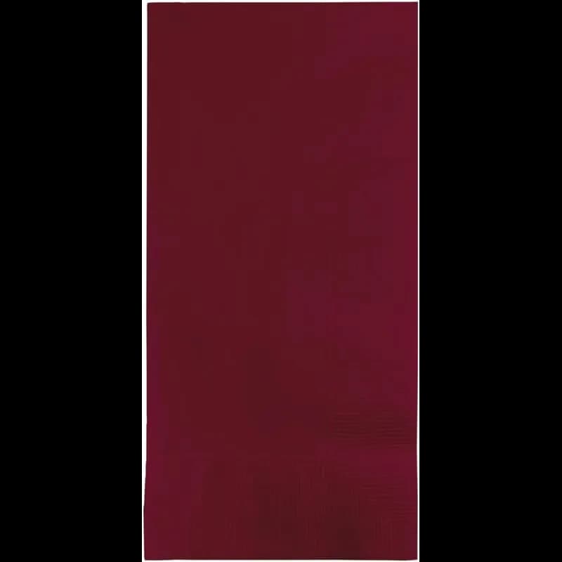 Dinner Napkins Burgundy Paper 2PLY 1/8 Fold 600/Case