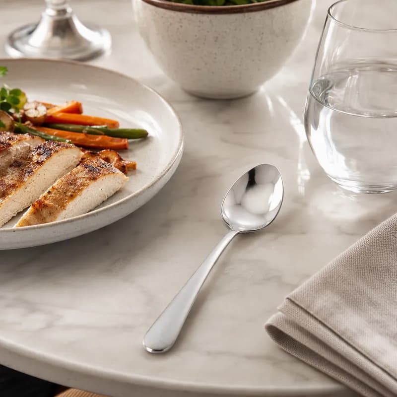 Windsor Dinner Spoon 7X1.625 IN 18/0 Stainless Steel Medium Weight Silver 12/Dozen