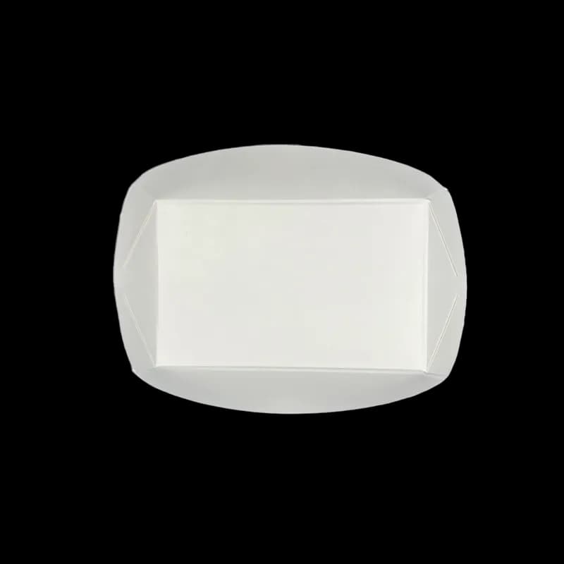 Food Tray 3 LB Paper White 500/Case