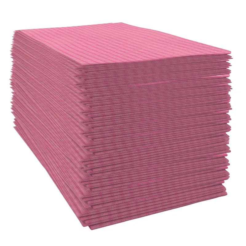 Cascades PRO Tuff-Job® Food Service Cleaning Wipe 12X24 IN Pink White 200/Case
