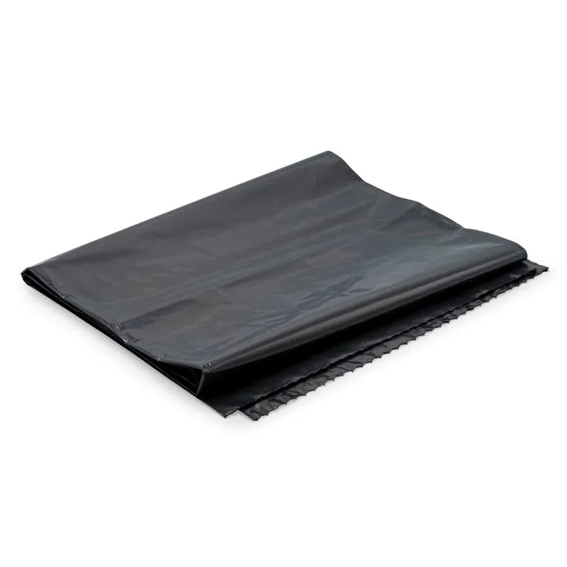 Victoria Bay Can Liner 38X60 IN Black Plastic 22MIC Roll 25 Count/Pack 6 Packs/Case 150 Count/Case