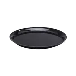 WNA CheckMate Serving Tray 18 IN PS Black Round 25/Case
