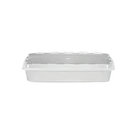 Take-Out Container Base & Lid Combo With Dome Lid 16 OZ Plastic Clear Rectangle 150/Case
