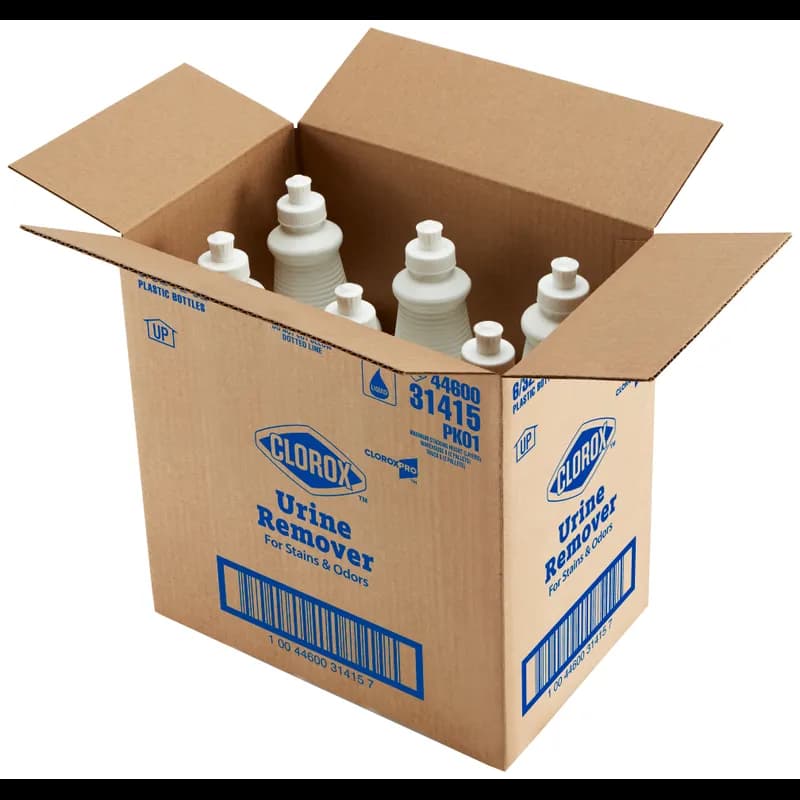 Clorox® Floral Urine Remover 1 QT Multi Surface RTU Hydrogen Peroxide Pull Top 6/Case