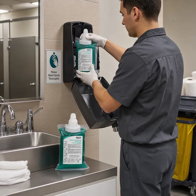 Health Guard® Hand Soap Foam 1000 mL Jasmine Teal 4/Case