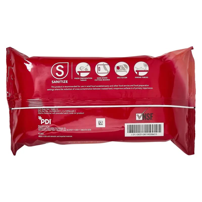 Sani Professional® Table Turner Cleaning Wipe 72 Count/Pack 12 Packs/Case
