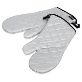 San Jamar Gloves 15 IN Silver Silicone Hangable Non-Stick 1/Pair