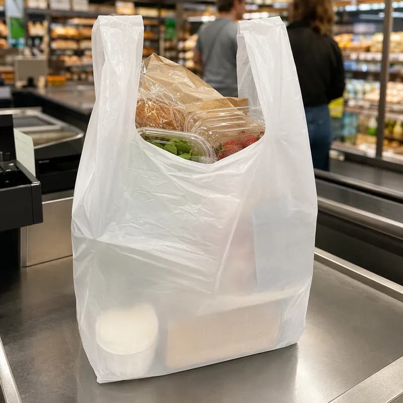 Hippo Sak® Bag 12.5X7.5X20.6 IN HDPE 17MIC White 1702/Case