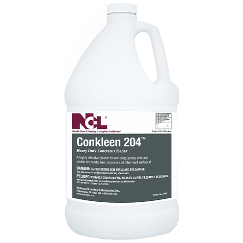 CONKLEEN 204™ Citrus Scent Floor Cleaner 6X6X12 IN 1 GAL Heavy Duty Alkaline Concentrate 4/Case
