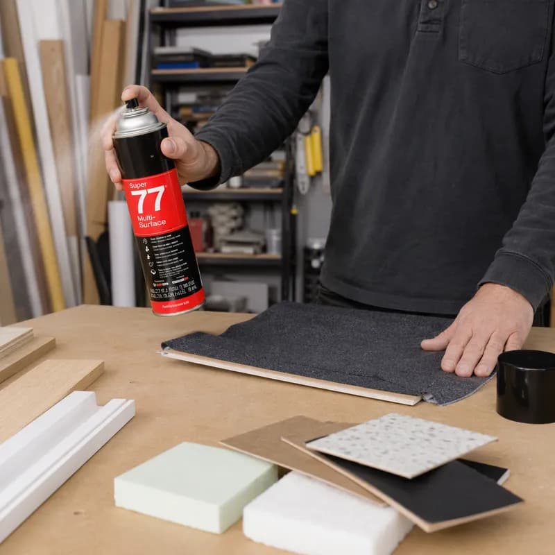 Super 77 Adhesive 23.27 FLOZ Multi Surface Aerosol 12/Case