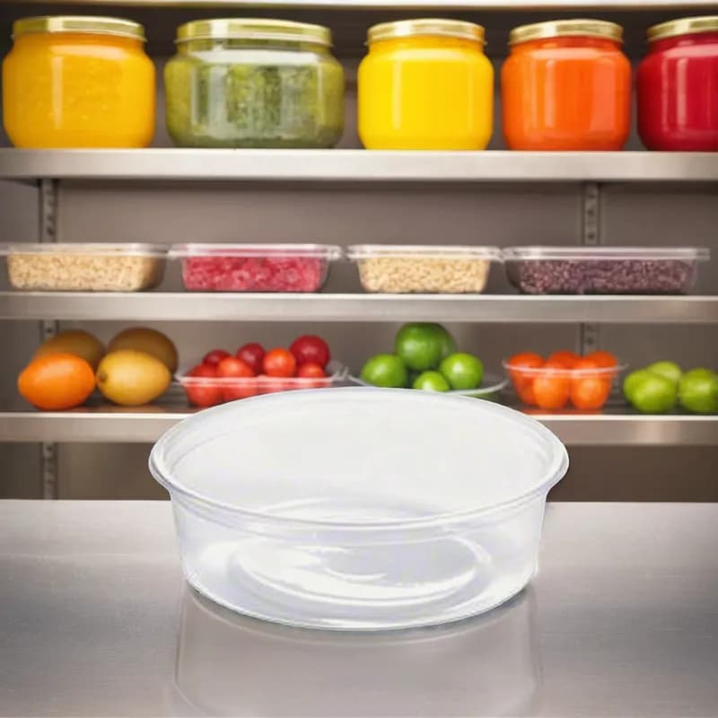 HomeFresh® Deli Container Base 8 OZ PP Clear 500/Case