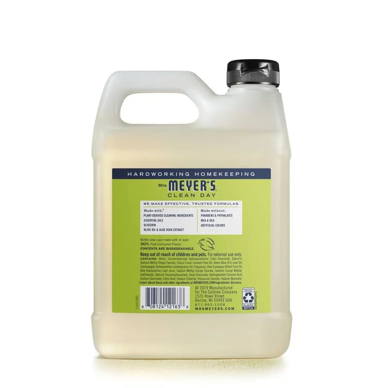 Mrs. Meyer's Clean Day® Hand Soap Liquid 33 OZ Lemon 6/Case
