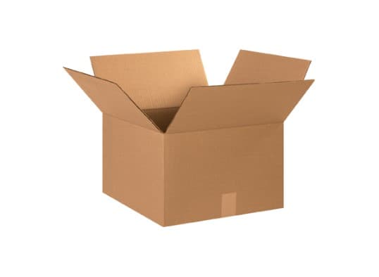 Box 15X15X10 IN Kraft Corrugated Cardboard 32ECT 1/Each