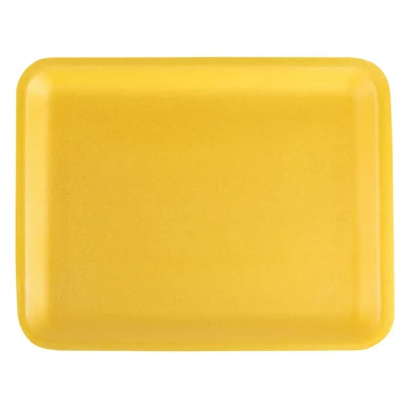 #4S Meat Tray Foam Yellow 500/Case