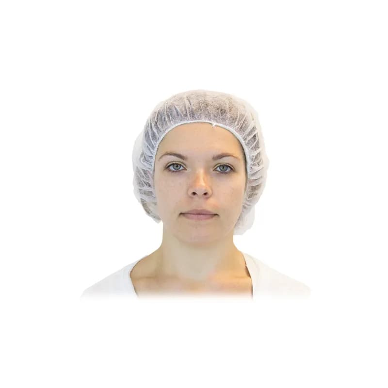 Bouffant Cap 28 IN White 100 Count/Bag 10 Count/Case