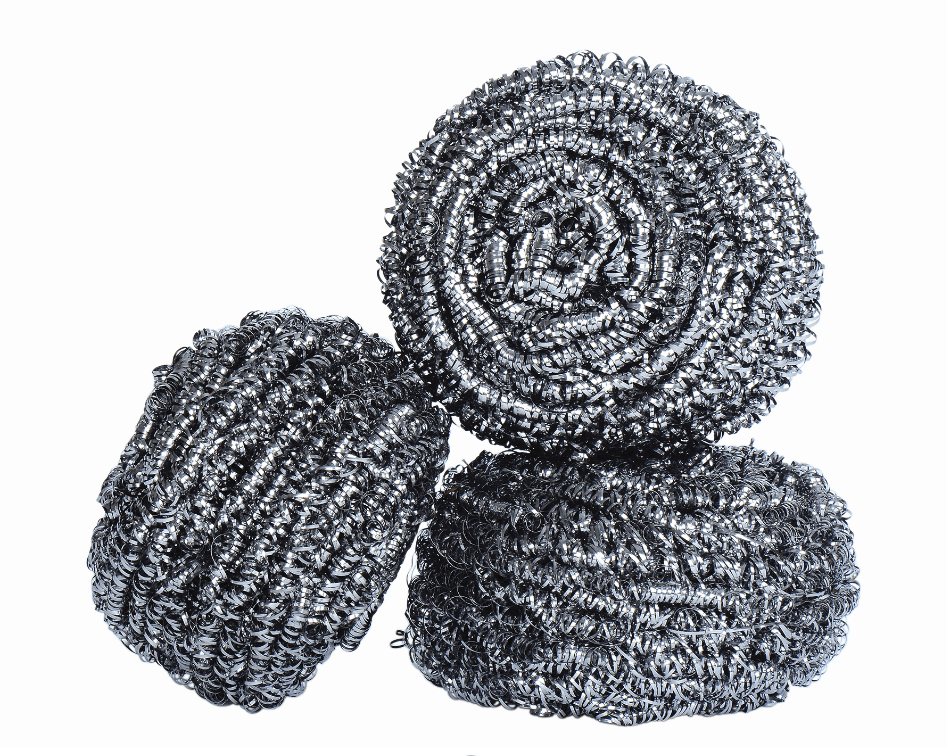 Scrubber Stainless Steel 12 Count/Bag