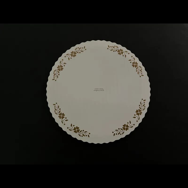 Signature Food Boards® Cake Board Cake Base 12 IN Corrugated Cardboard Gold Round Heavy Duty 32ECT 200/Case