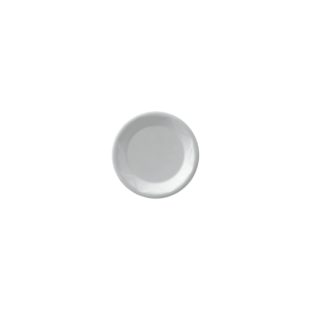 Plate 6 IN Polystyrene Foam White Round 1000/Case