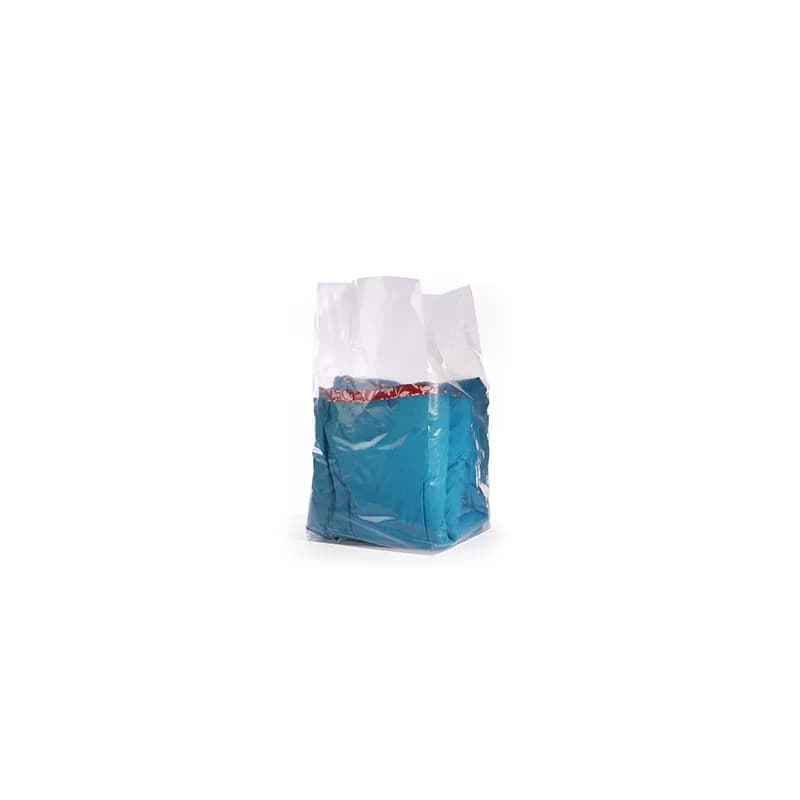 Bag 12X8X24 IN LLDPE 1.5MIL With Bottom Seal Closure Gusset 500/Case