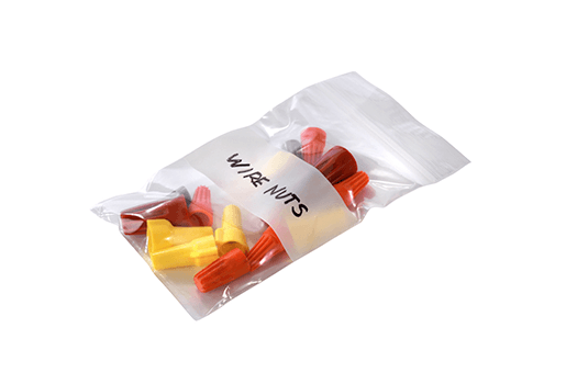 Bag 3X5 IN LLDPE 2MIL Clear With Zip Seal Closure Label Strip Reclosable 1000/Case
