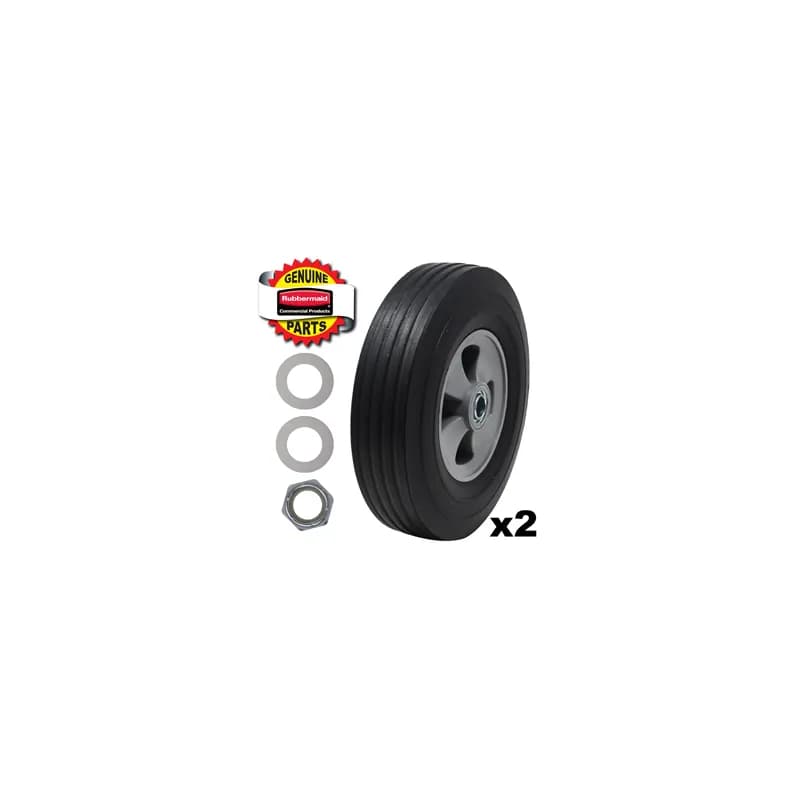 Wheel Tilt Truck 10 IN Black Kit 2/Set