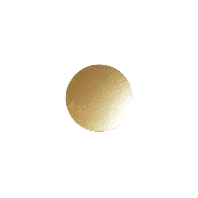 Cake Board 7.036 IN Paperboard Gold 200/Case