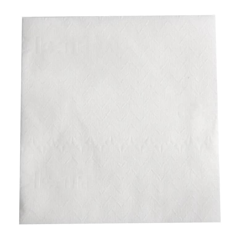 Cleaning Wipe 12X13 IN Non-Woven Polyester / Polypropylene Blend White 1/4 Fold Banded Hydrophobic 500/Case