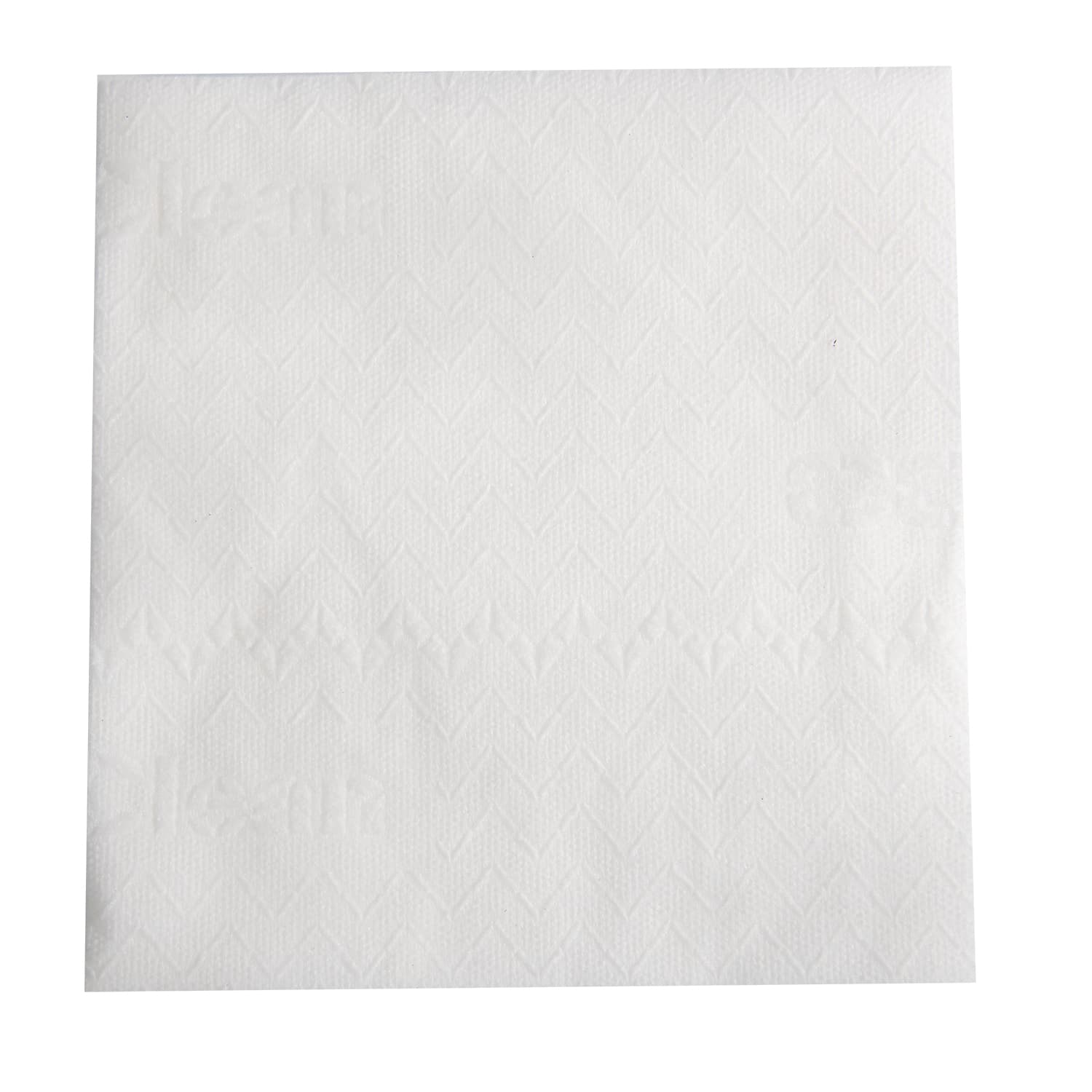 Cleaning Wipe 12X13 IN Non-Woven Polyester / Polypropylene Blend White 1/4 Fold Banded Hydrophobic 500/Case