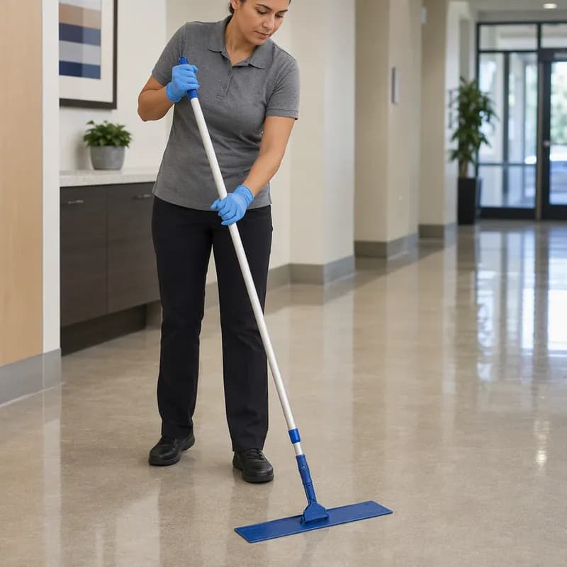 ZeroGravity™ Mop Handle 56 IN Aluminum Telescoping Quick Change Extendable With Z Clip 1/Each