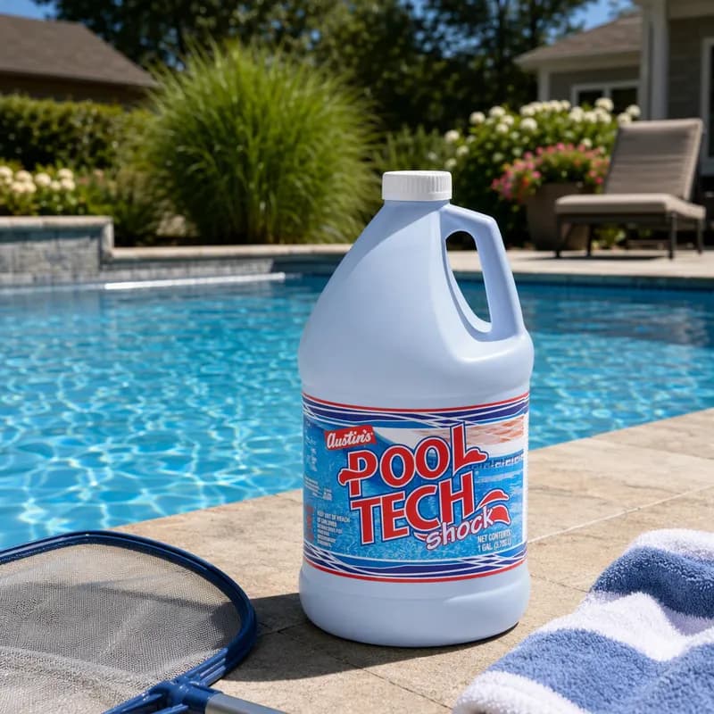 Austin's® Pool Shock 1 GAL RTU Chlorinated 4/Case