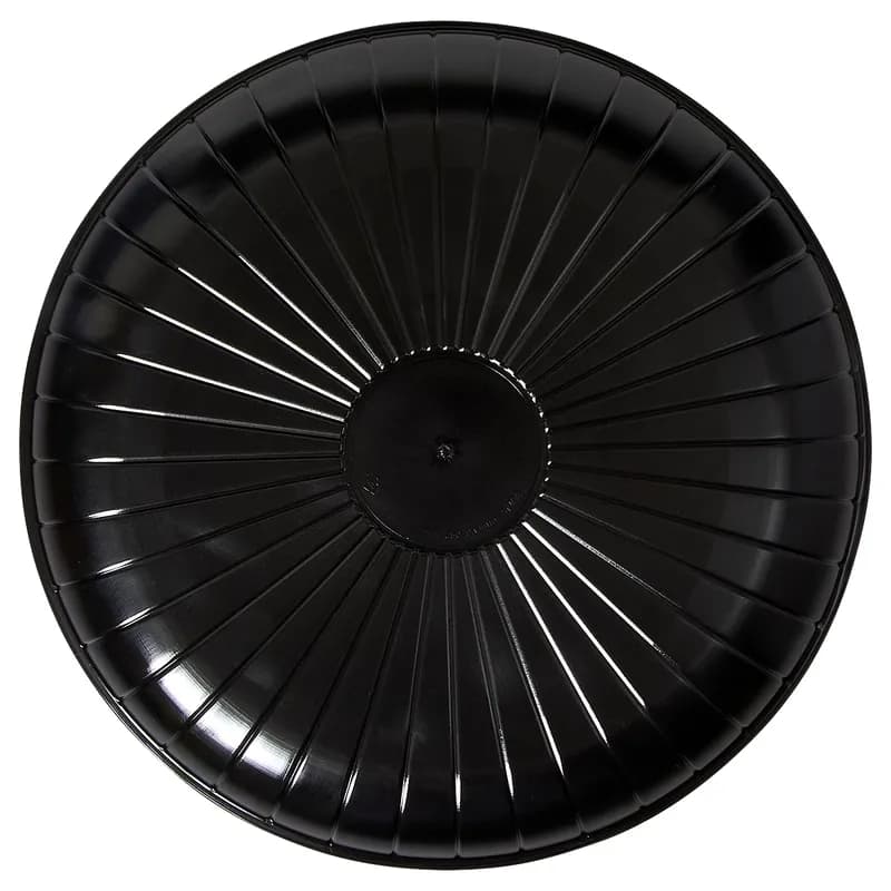 WNA Serving Tray 12 IN Plastic Black 25/Case