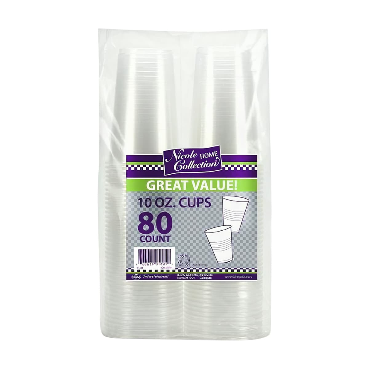 Cold Cup 10 OZ Plastic Translucent 960/Case