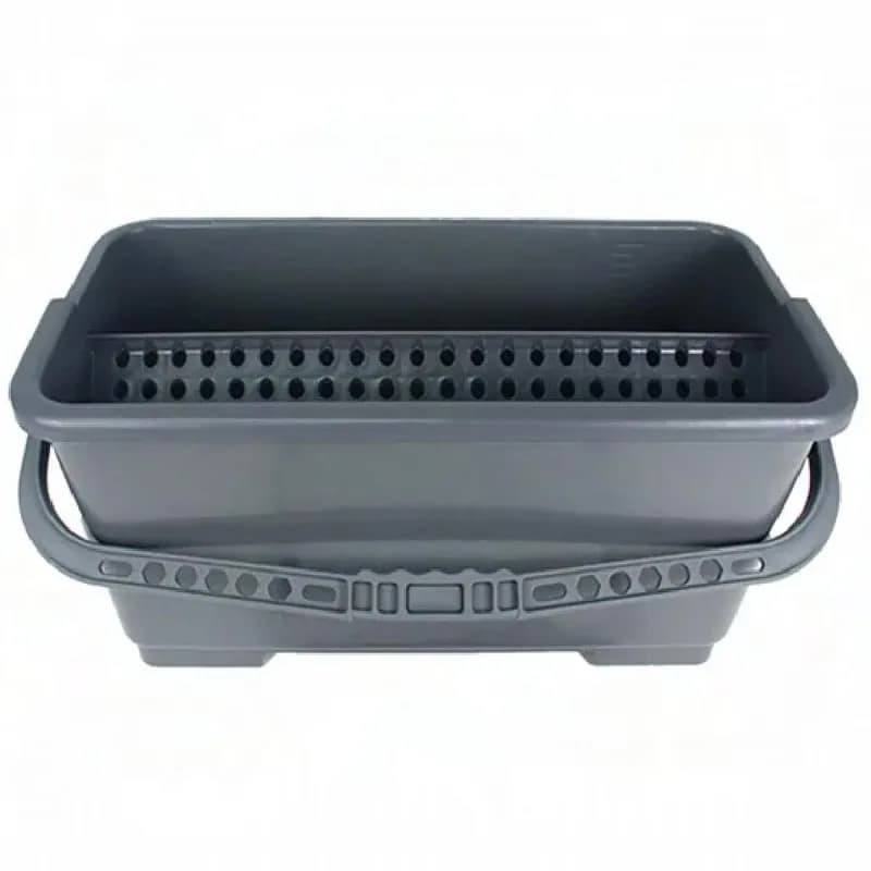 Charging Bucket 6 GAL Gray Top-Down Includes Lid & Strainer 1/Each