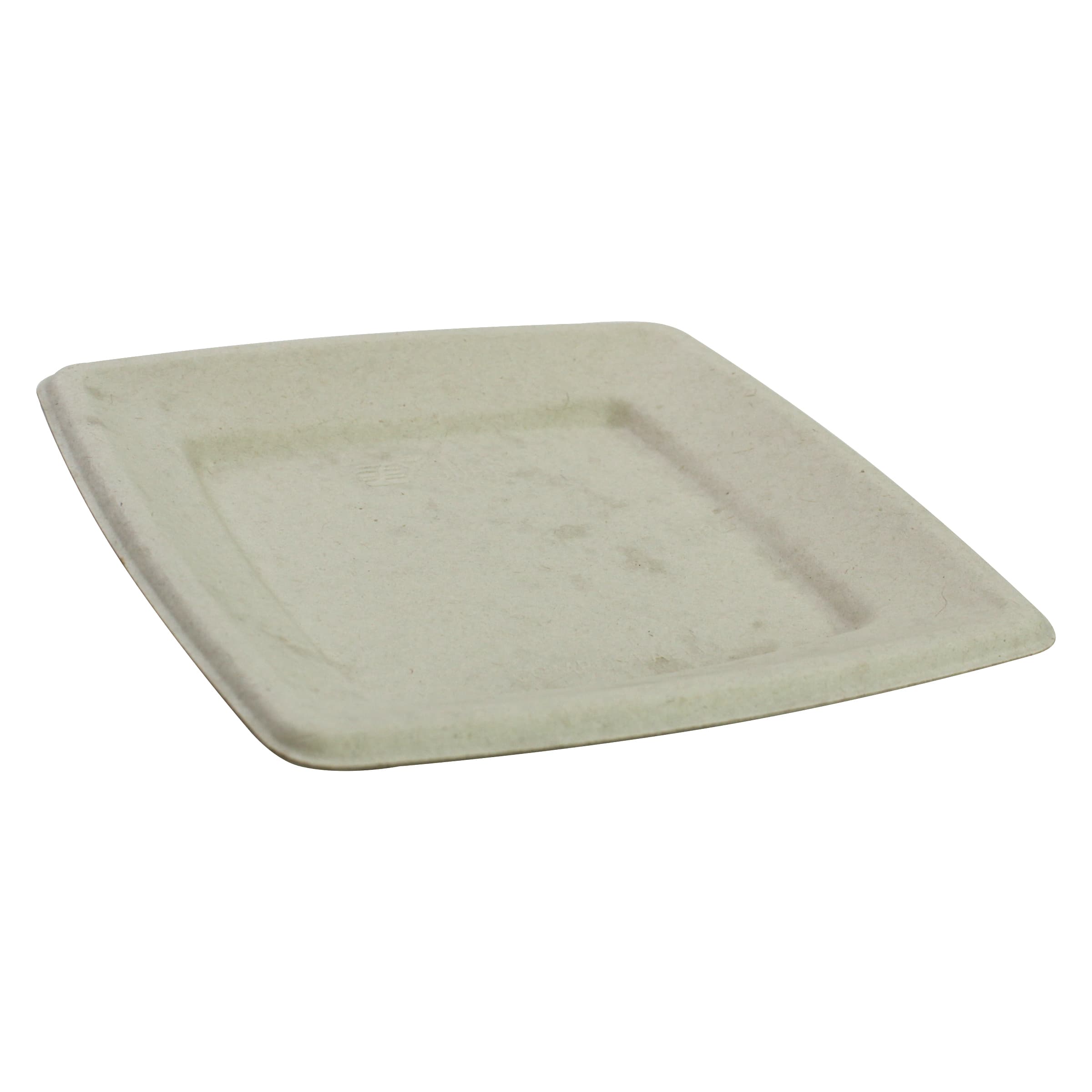 Plate 6X6 IN Pulp Fiber Kraft Square 300/Case