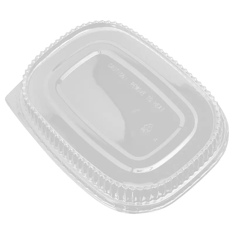 Victoria Bay Take-Out Container Base & Lid Combo With Dome Lid Small (SM) 22 OZ Aluminum Plastic Silver Clear 100/Case