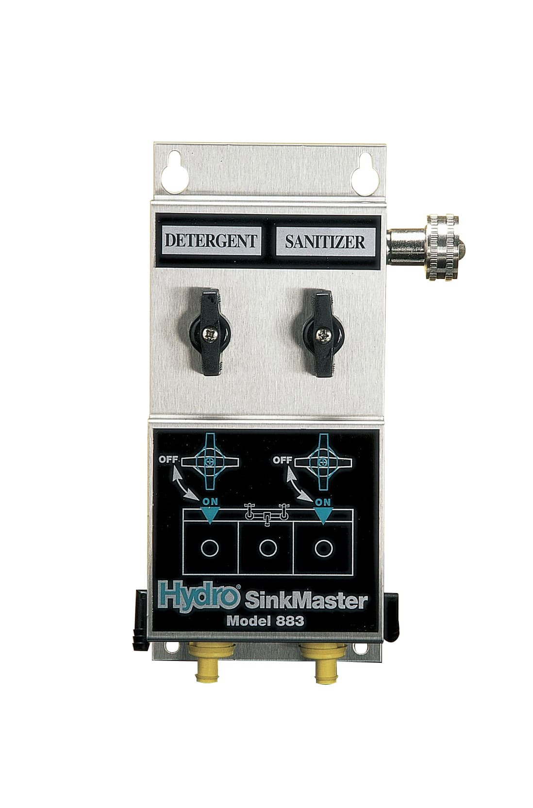 SinkMaster Chemical Management System 2 Product Metal Gray Black Wall Mount 1/Each