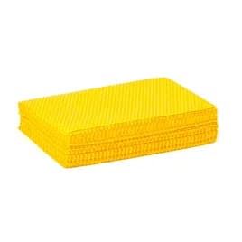 TaskBrand® Dust Cloth 12X17 IN Heavy Duty Cloth Yellow Orange 1/4 Fold Mineral Oil Treated 40 Count/Bag 10 Bags/Case