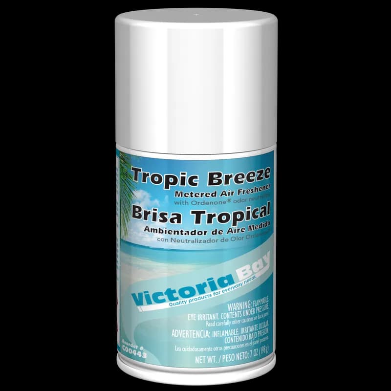 Victoria Bay Air Freshener Tropical Tradewinds Aerosol 7 FLOZ Metered Refill 12/Case