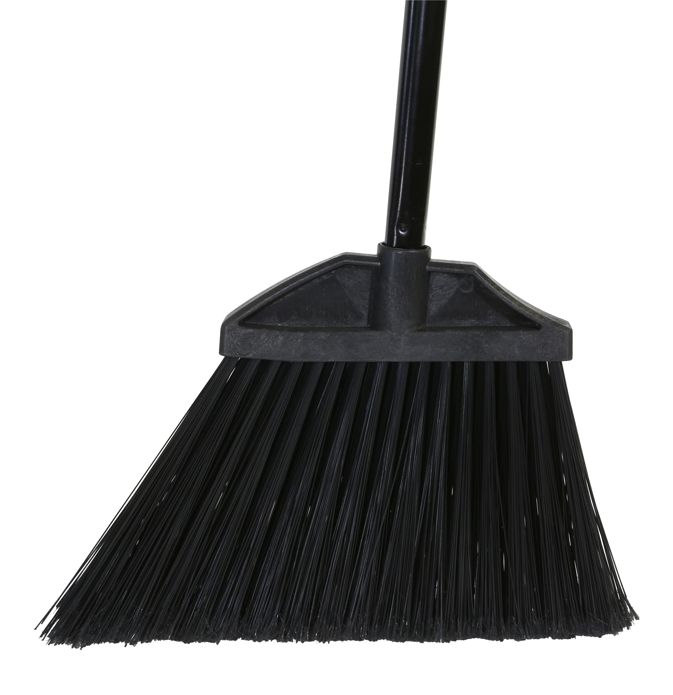 O-Cedar® Multi-Purpose Broom Large (LG) 0.8125 IN 48IN Black PET Metal Angled Flagged Swivel Hang Cap 12/Case