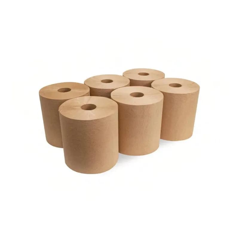 Morsoft® Roll Paper Towel 8IN X800FT Recycled Fiber Kraft Hardwound Universal 6/Case