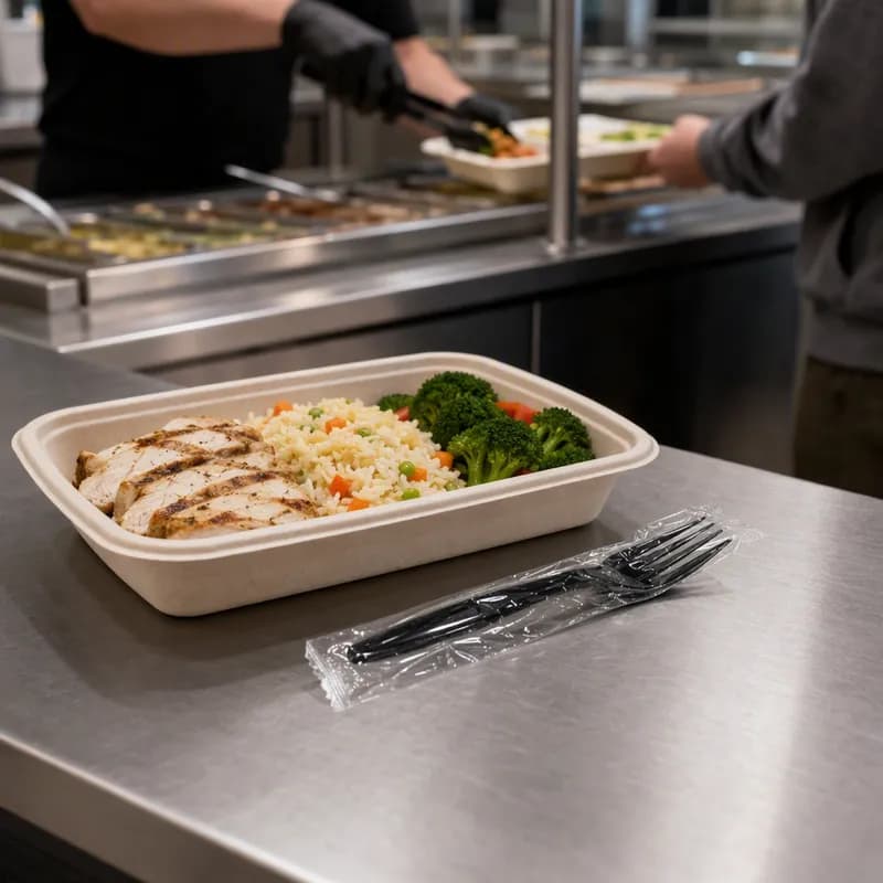 Fork PP Black Medium Weight Individually Wrapped 1000/Case