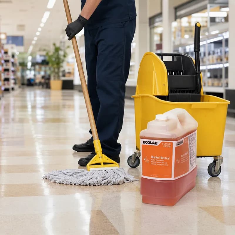 Market Floor Cleaner 2.5 GAL Neutral 1/Case