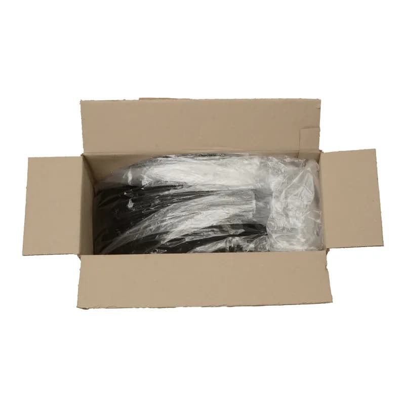 Take-Out Tray 14 IN Black Angled High Rim 25/Case