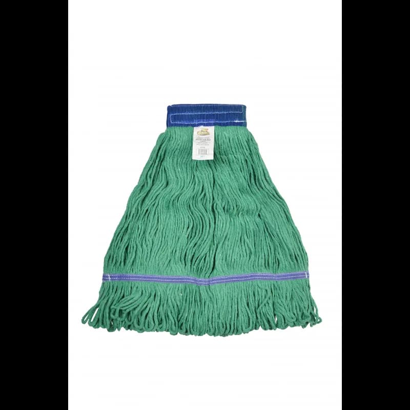 Mop Head Green Cotton Synthetic Blend Loop End 5IN Headband Large 1/Each
