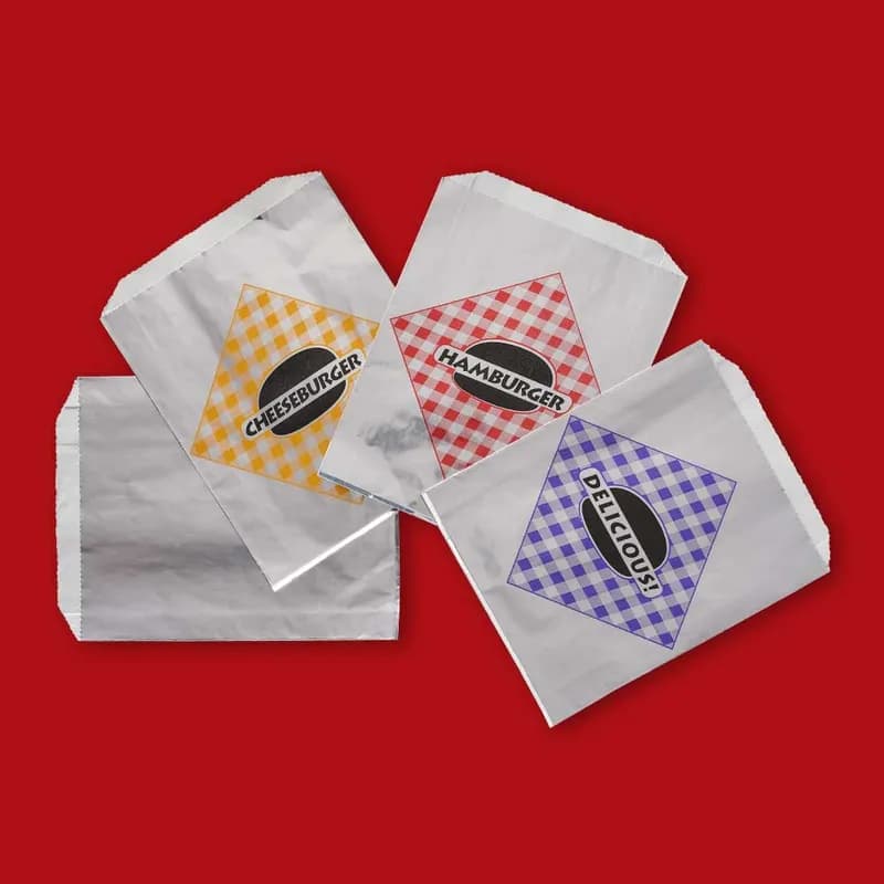 Hot Only Bag Jumbo 6.5X1.5X7.75 IN Foil-Lined Paper Moisture Retaining 1000/Case