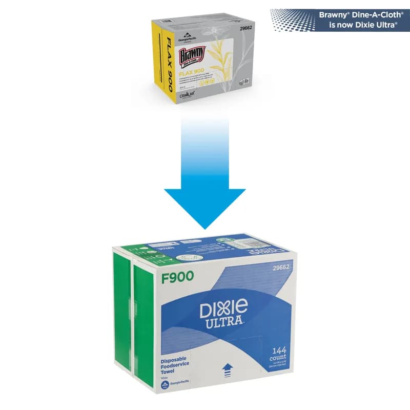 Dixie® Ultra Towel 21X12.75 IN 1 White Disposable Foodservice 144/Case