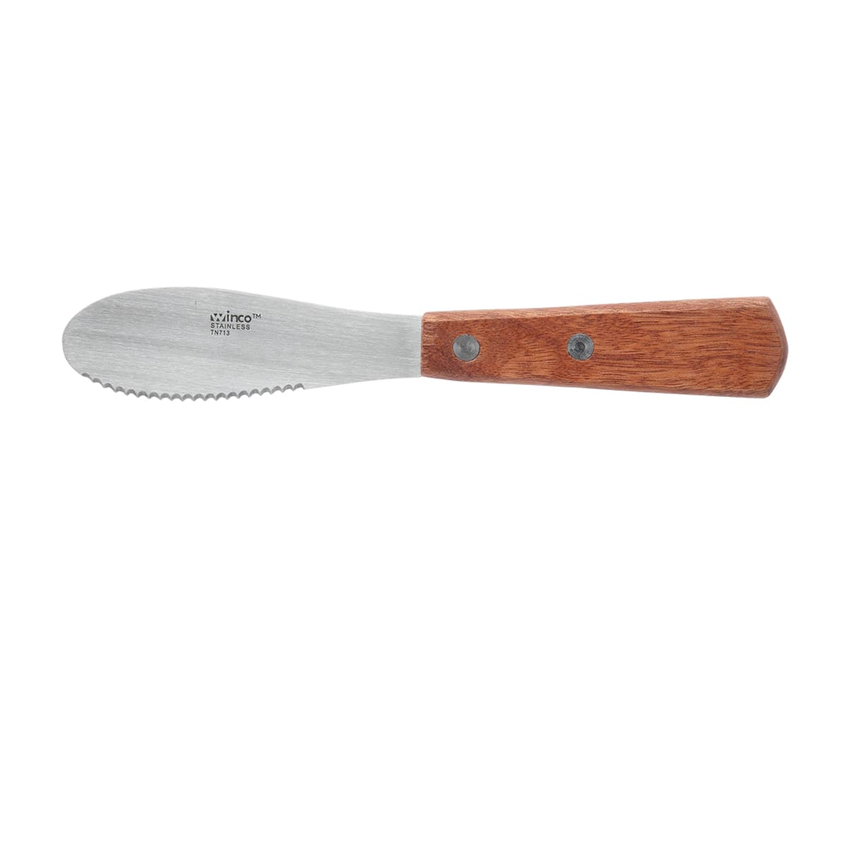 Sandwich Spreader 1.25X7.75 IN Stainless Steel Serrated Dishwasher Safe 1/Each