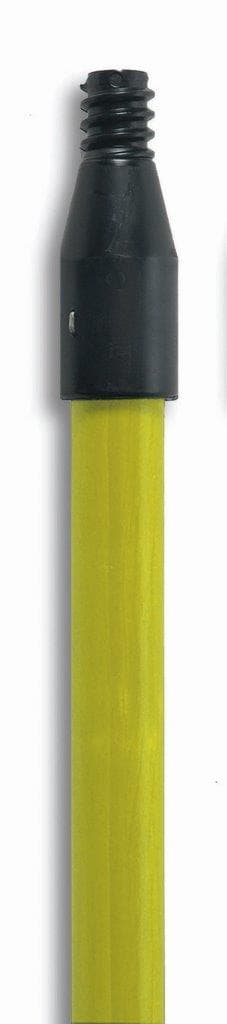 Broom Handle 57 IN Yellow Fiberglass Threaded 1/Each
