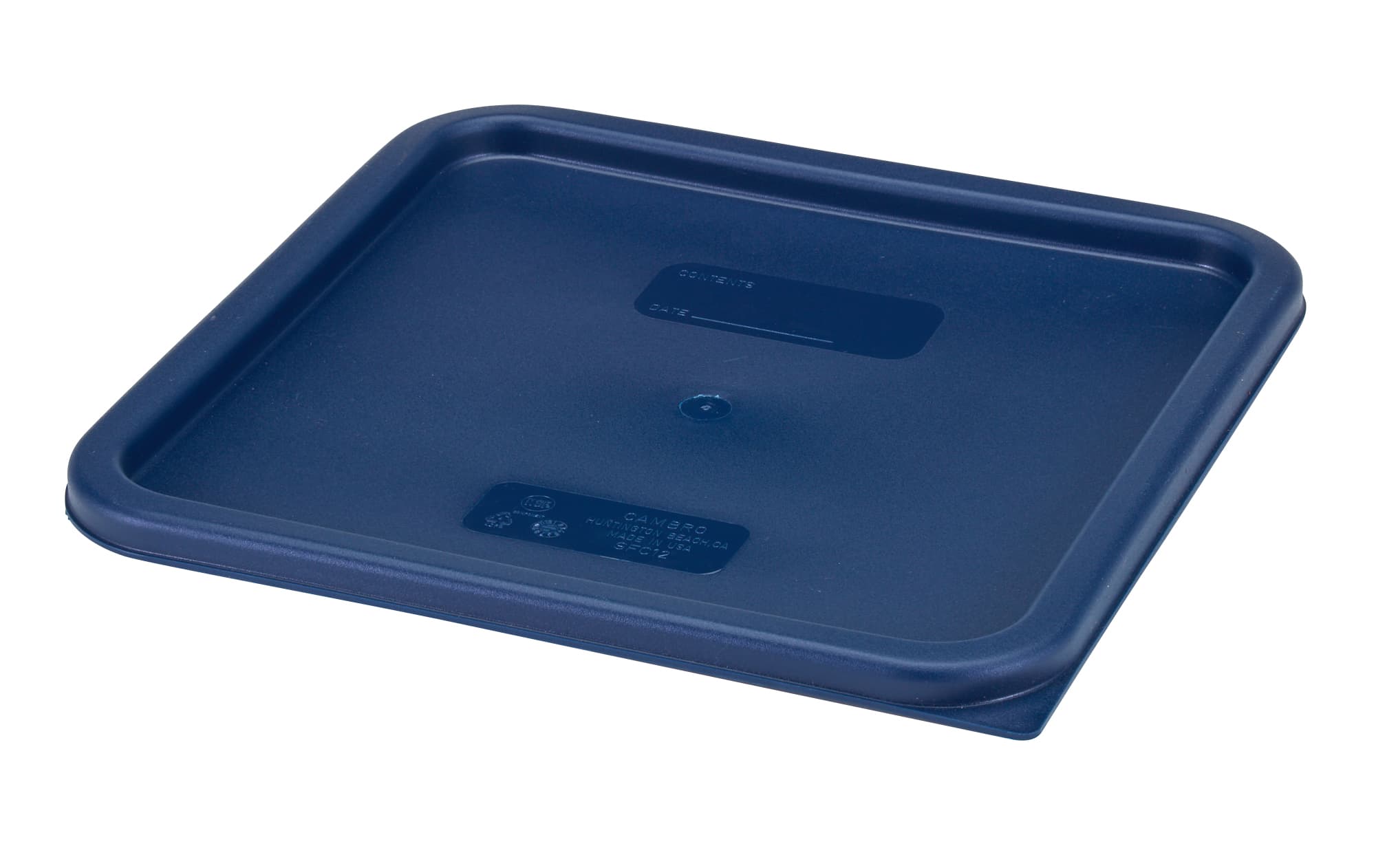 CamSquares® Lid 12-18-22 QT Midnight Blue Square 1/Each